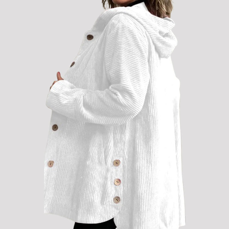 ๐ Casual velvet jacket with hood for fal ๐งฅ