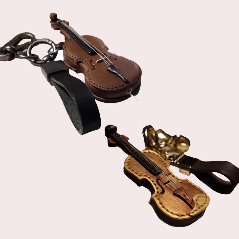 🎻Melody in Miniature: Violin Keychain for Music-Carried Days 🔑