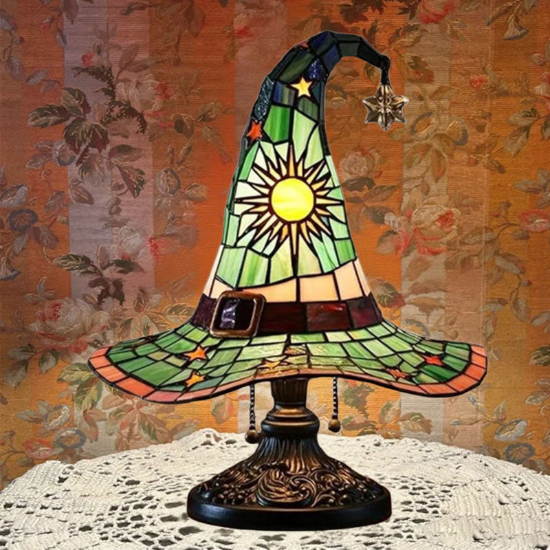 🎃Light up your imaginative night🧙♀️Night light with witch's ha