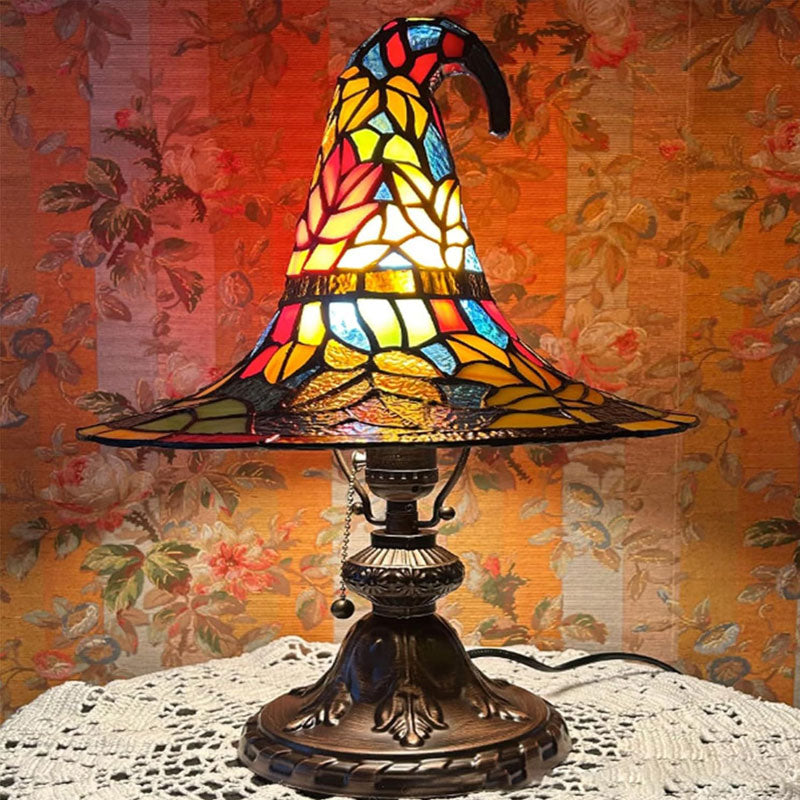 🎃Light up your imaginative night🧙♀️Night light with witch's ha