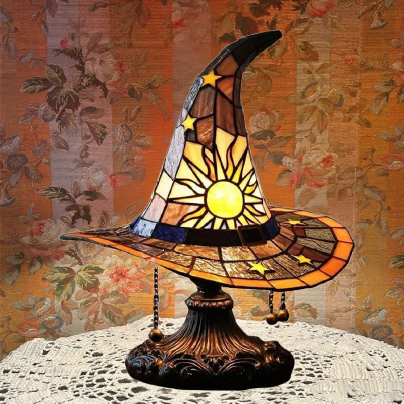 🎃Light up your imaginative night🧙♀️Night light with witch's ha
