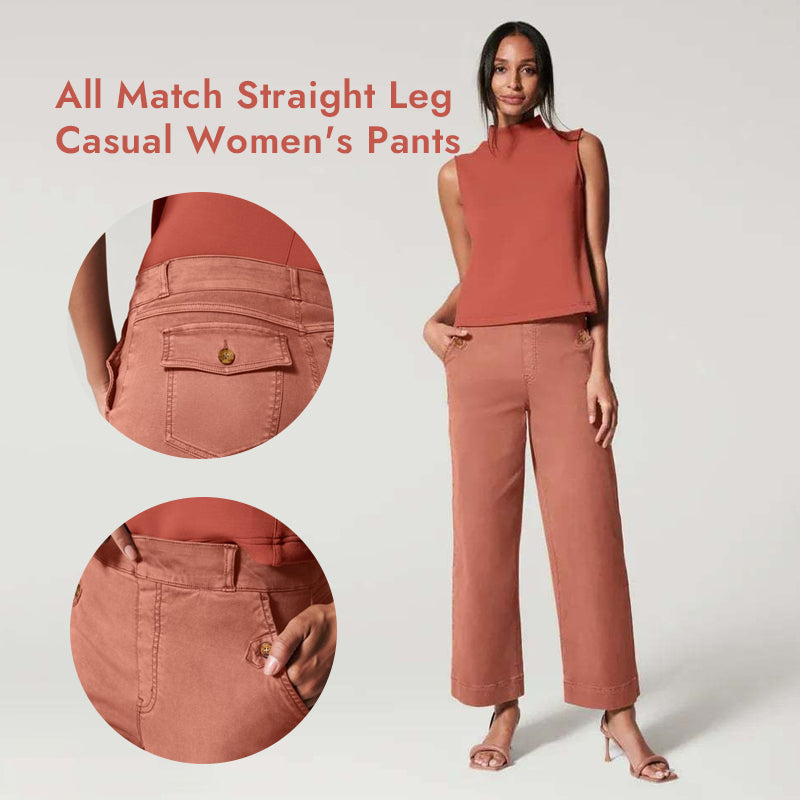 👖All Match Straight Leg Casual Women's Pants🔥
