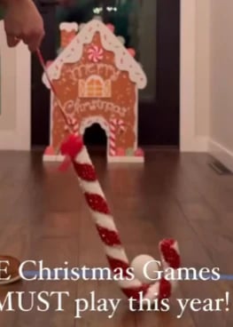 🔥Last Day 49% OFF - 🎅 Gingerbread Golf Game Set - Best Christmas Game