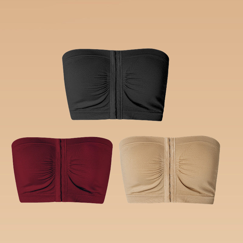 ⌛buy more, save more💞Large strapless bra with breathable front closur