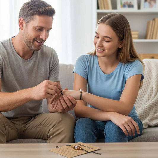 🌌 Cosmic Calibrator ✨ | Zodiac Bracelet 12 Constellations 🌙 | Handmade & Magnetically Optimized 🛡️