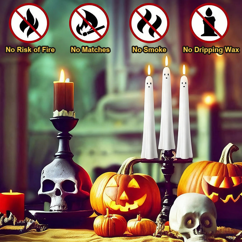 ๐๐ป Remote-Controlled Ghost Light with 3D Flickering Flame ๐ป๐
