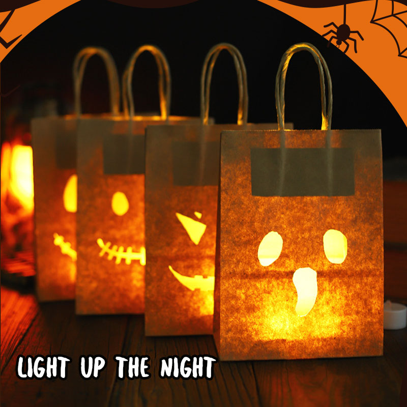 🎃「Nightlight Trick or Treat Bag」-- A bag that lights up Halloween, 🍭 candy and starlight in the same bag