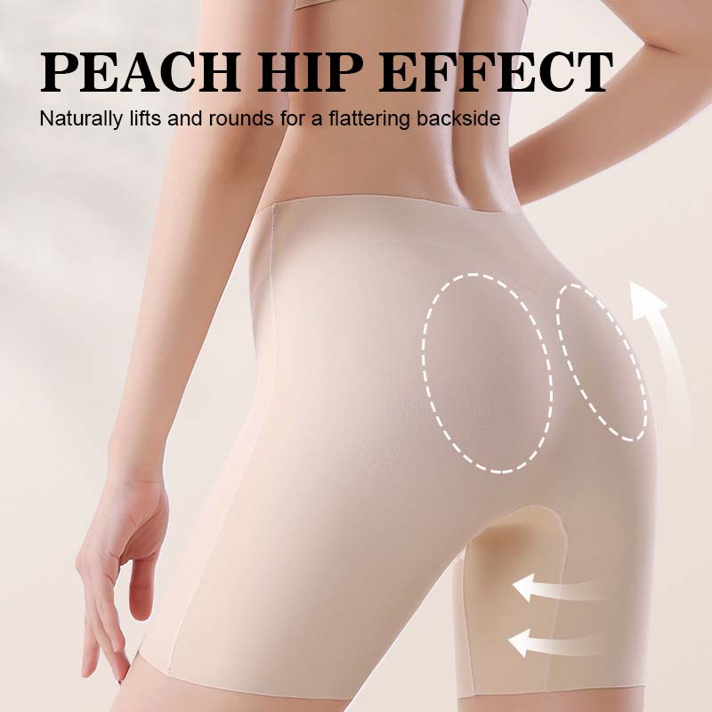 ✨Ice Silk high-waisted women's underwear for tummy control and butt enhancemen💃