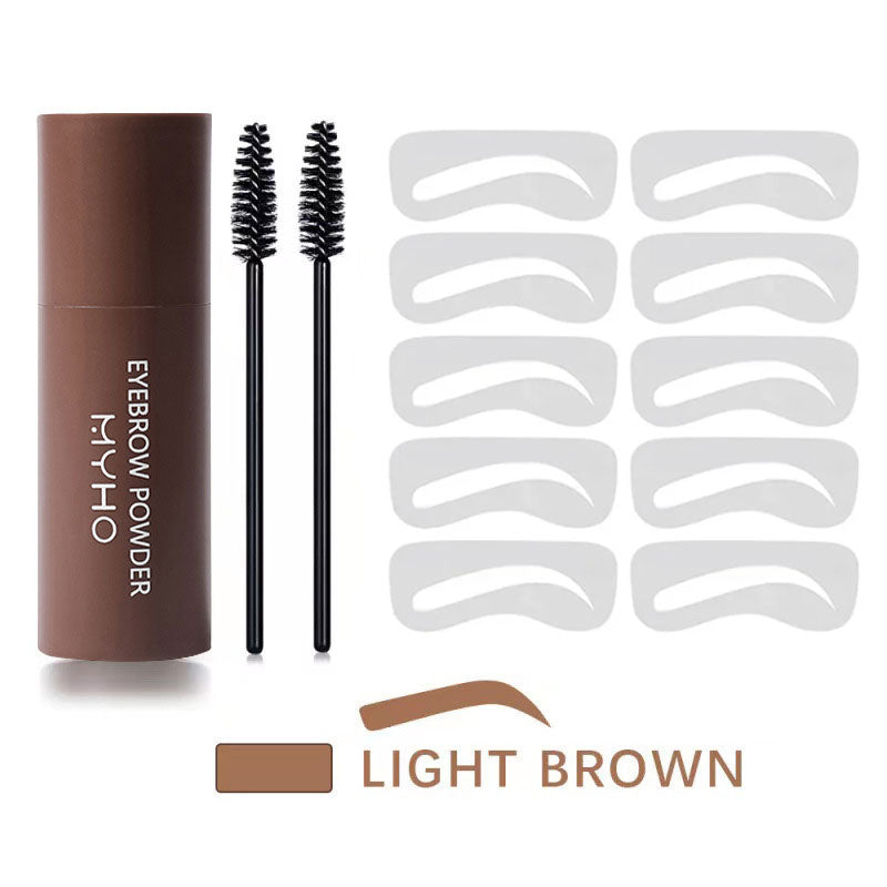 🤩 Eyebrow Powder & Eyebrow Brushes - Set💚 Easy Perfect Brows