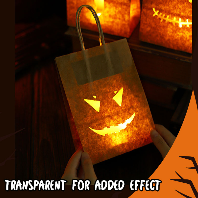 🎃「Nightlight Trick or Treat Bag」-- A bag that lights up Halloween, 🍭 candy and starlight in the same bag