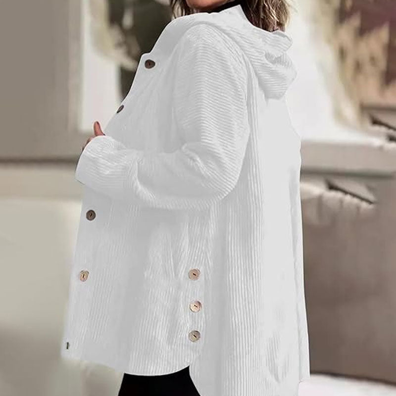 ๐ Casual velvet jacket with hood for fal ๐งฅ