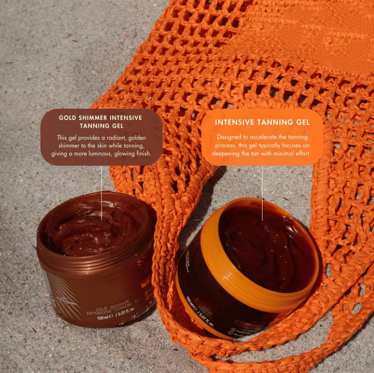 š„Get a golden glow - Gold Shimmer Intense Tanning Gel