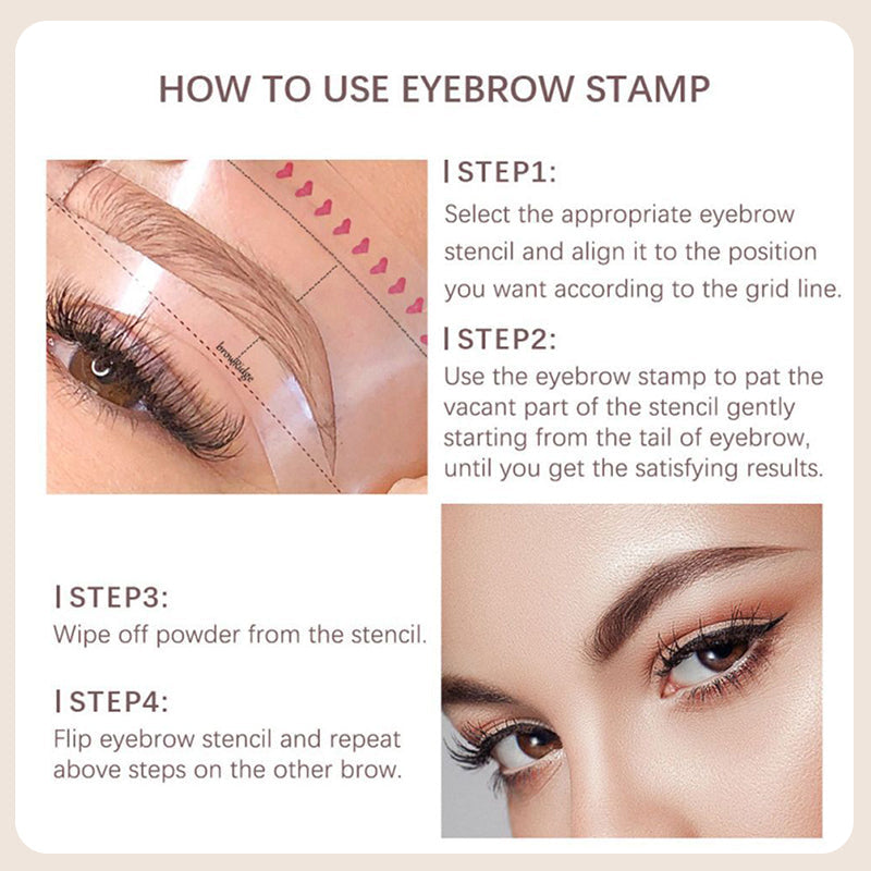 🤩 Eyebrow Powder & Eyebrow Brushes - Set💚 Easy Perfect Brows