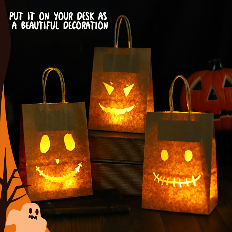 🎃「Nightlight Trick or Treat Bag」-- A bag that lights up Halloween, 🍭 candy and starlight in the same bag