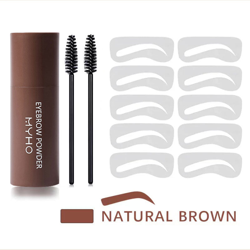 🤩 Eyebrow Powder & Eyebrow Brushes - Set💚 Easy Perfect Brows