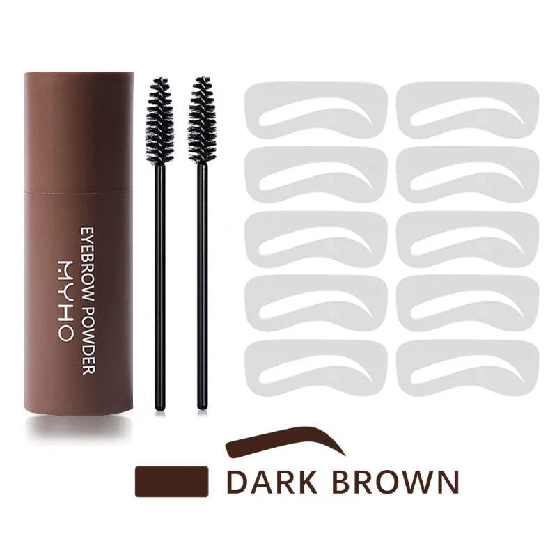 🤩 Eyebrow Powder & Eyebrow Brushes - Set💚 Easy Perfect Brows