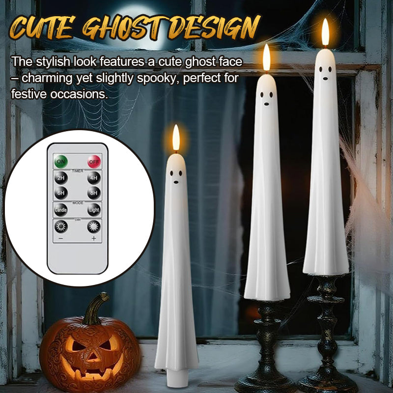 ๐๐ป Remote-Controlled Ghost Light with 3D Flickering Flame ๐ป๐