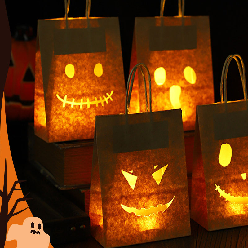 🎃「Nightlight Trick or Treat Bag」-- A bag that lights up Halloween, 🍭 candy and starlight in the same bag