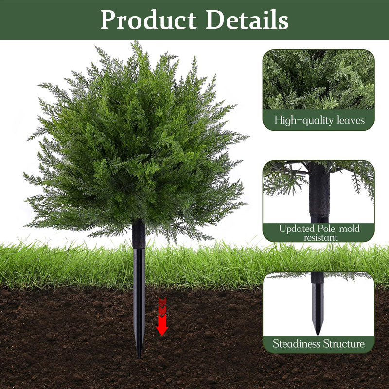 🌲 Artificial Cedar Landscape Tree 🌿 – Outdoor Porch & Garden Decor 🏡