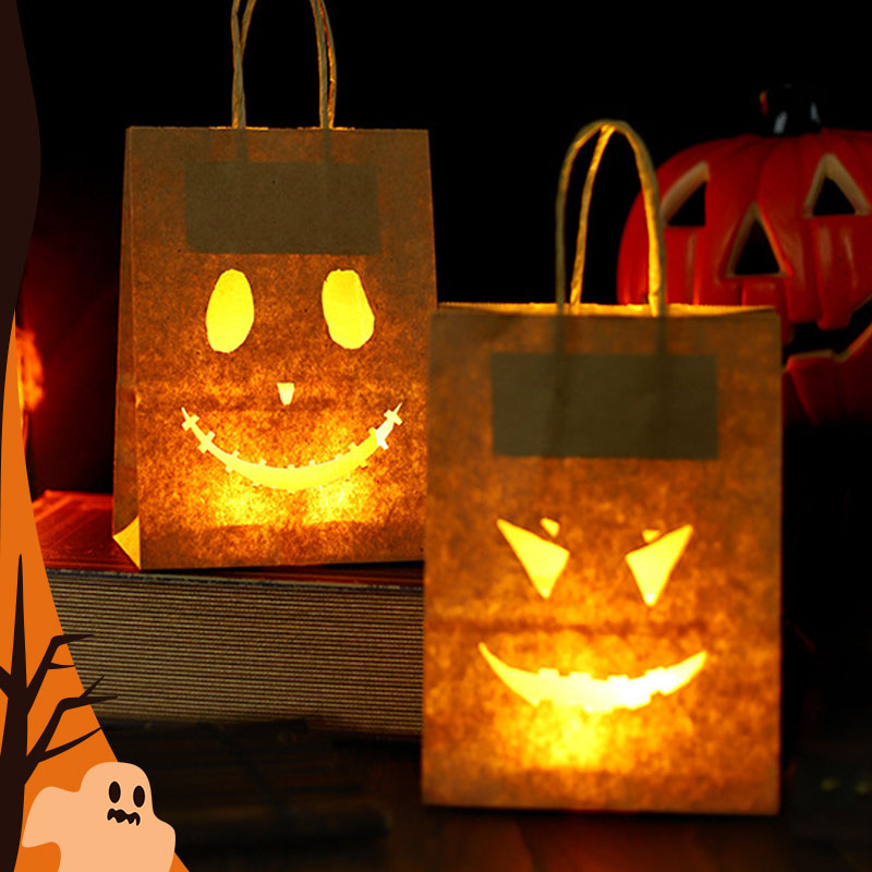 🎃「Nightlight Trick or Treat Bag」-- A bag that lights up Halloween, 🍭 candy and starlight in the same bag