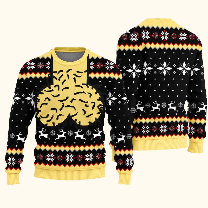 π 3D Ugly Christmas Sweater | Funny Novelty Party Pullover