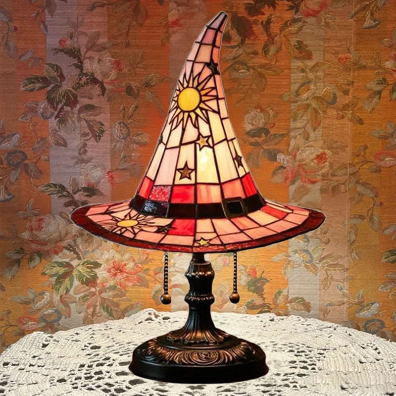 🎃Light up your imaginative night🧙♀️Night light with witch's ha