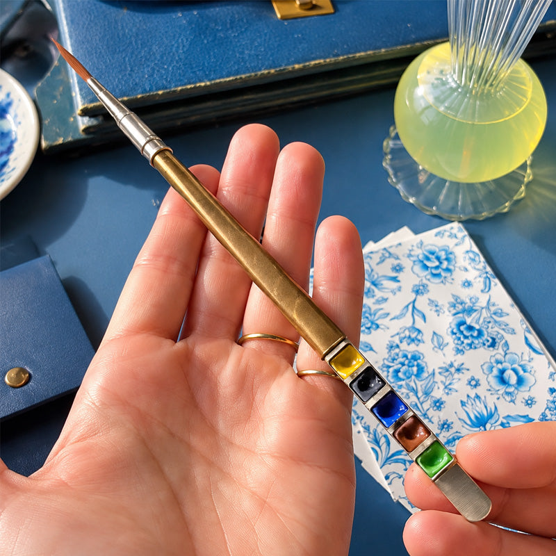 π¨ Portable Paintbrush & Colors Set β Create Anywhere, Anytime!