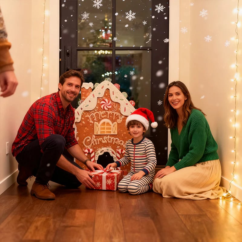 🔥Last Day 49% OFF - 🎅 Gingerbread Golf Game Set - Best Christmas Game