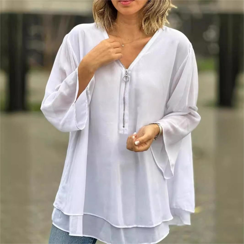 👕Solid color casual long sleeves✨