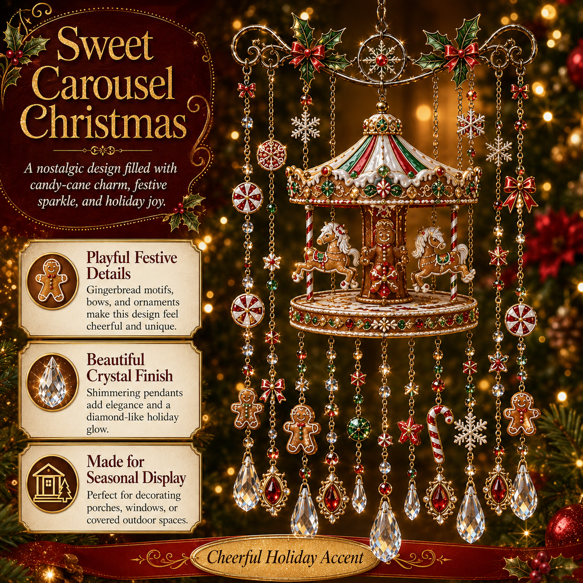 🎄 SALE! Magical Christmas Wind Chime ❤️