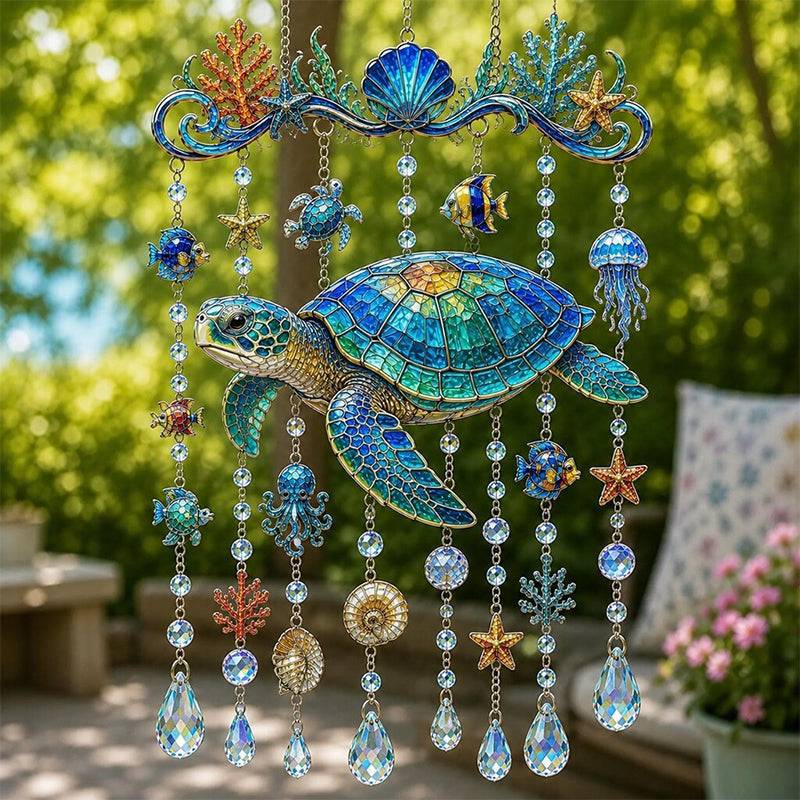 🌊Ocean Wave Suncatchers – Magical Sparkling Sea Decor for Your Garden