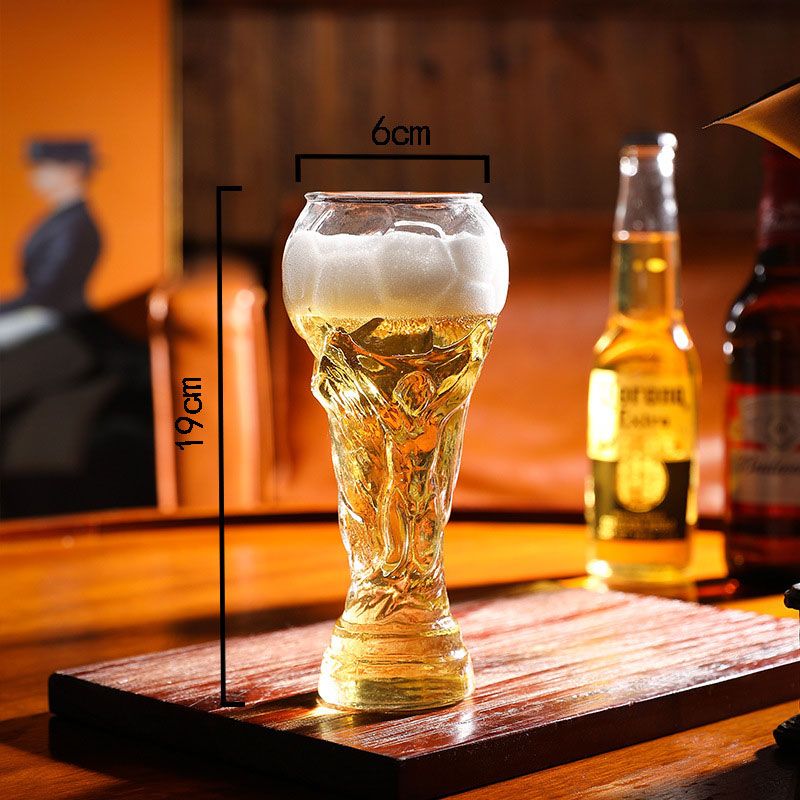 ⚽ Football Trophy Beer Glass 🏆