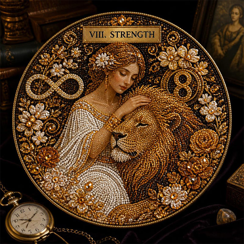 🧘‍♀️ Find Your Sacred Light: Major Arcana Tarot Diamond Art 🌘