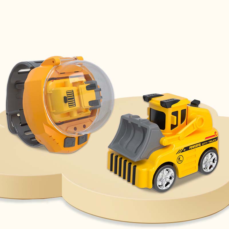 🚜Mini Alloy Excavator Watch Car for Kids ✨