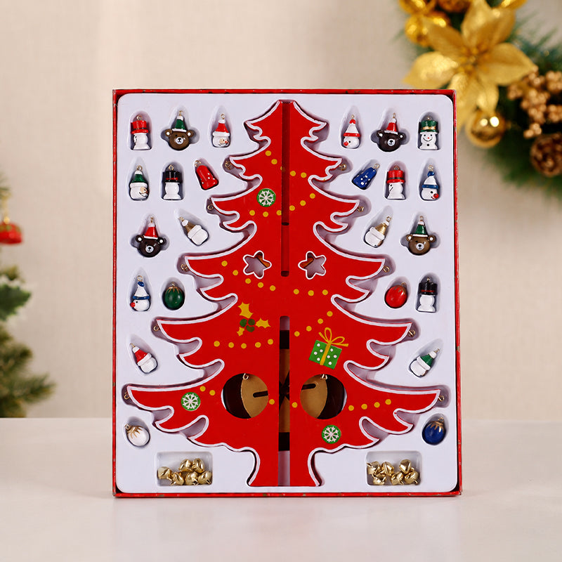 🎄 DIY Wooden Christmas Tree Ornament — Tabletop Festive Decor Kit