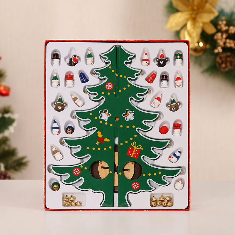🎄 DIY Wooden Christmas Tree Ornament — Tabletop Festive Decor Kit