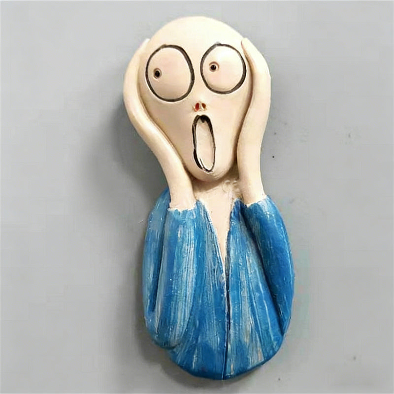 🎨 3D Fridge Magnets Featuring World-Famous Paintings 🖼️✨