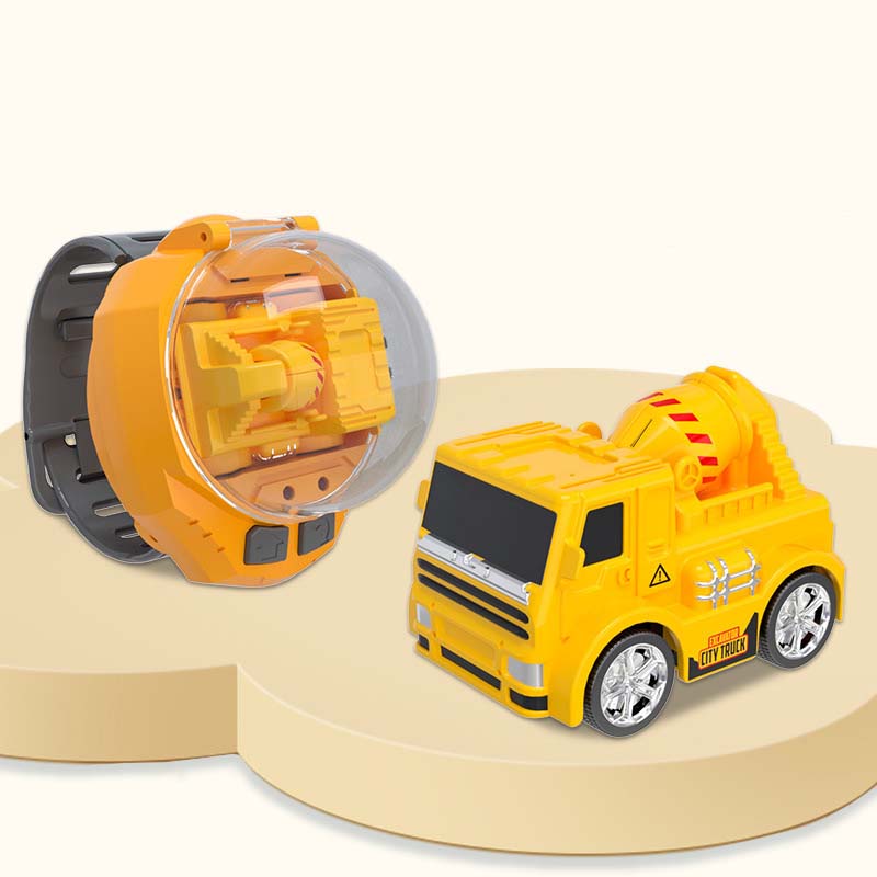 🚜Mini Alloy Excavator Watch Car for Kids ✨