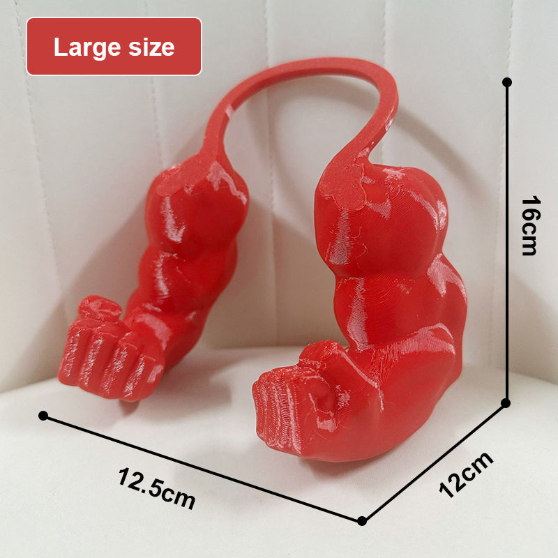 💪 3D Printed Hulk Arms Pet Cosplay Props with Halter Neck