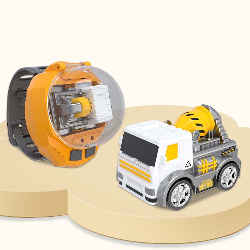 🚜Mini Alloy Excavator Watch Car for Kids ✨
