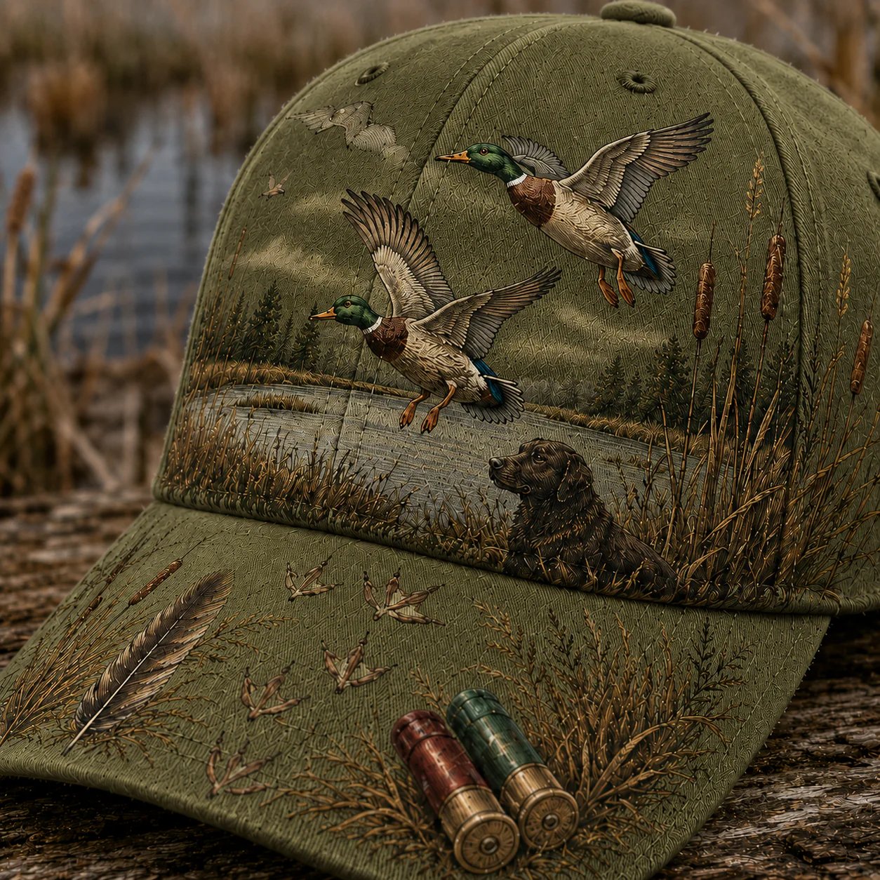 💥SPECIAL OFFER 50% OFF -🦆 WILD & READY DUCK HUNTING CAP - 100% COTTON