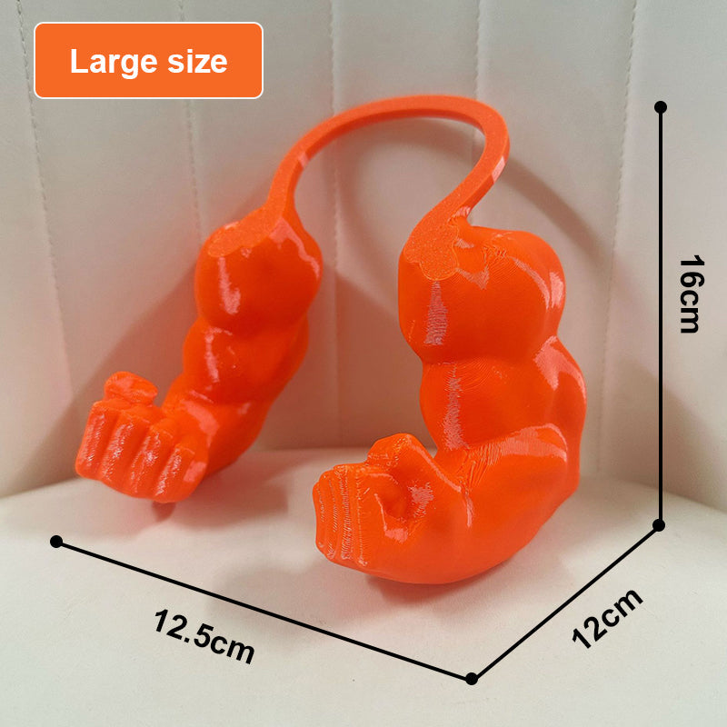 💪 3D Printed Hulk Arms Pet Cosplay Props with Halter Neck