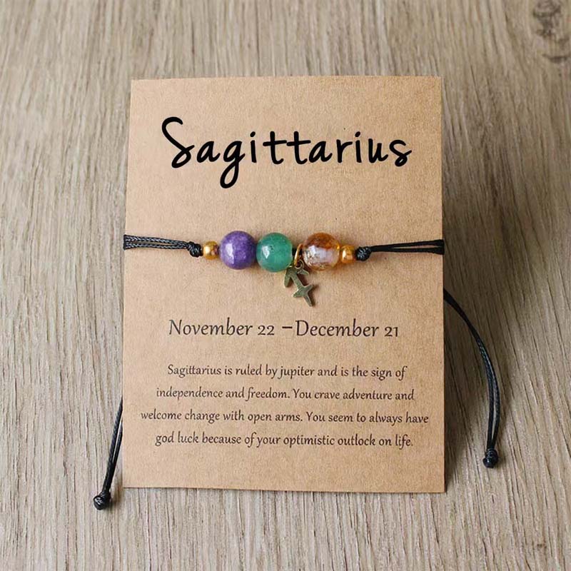 🌌 Cosmic Calibrator ✨ | Zodiac Bracelet 12 Constellations 🌙 | Handmade & Magnetically Optimized 🛡️