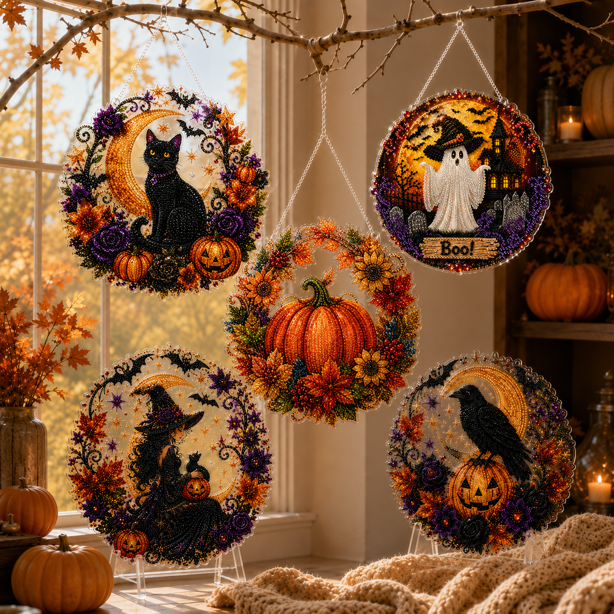 🌙 Breng Je Ramen Tot Leven! Magische & Gezellige Halloween Decoratie 🔮
