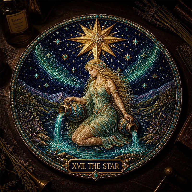 🧘‍♀️ Find Your Sacred Light: Major Arcana Tarot Diamond Art 🌘