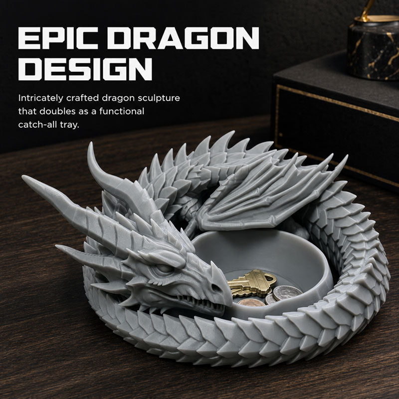 🐉 Dragon Guardian Valet | 3D Printed Decor Tray