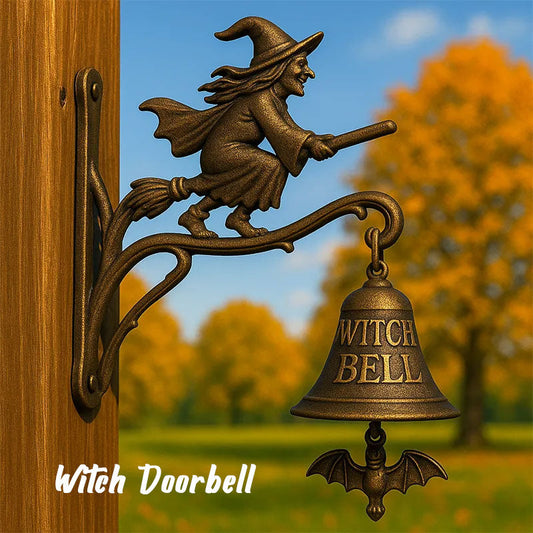 🧙‍♀️✨ Let the magic welcome your guests as soon as they arrive at the door!✨Witch doorbells