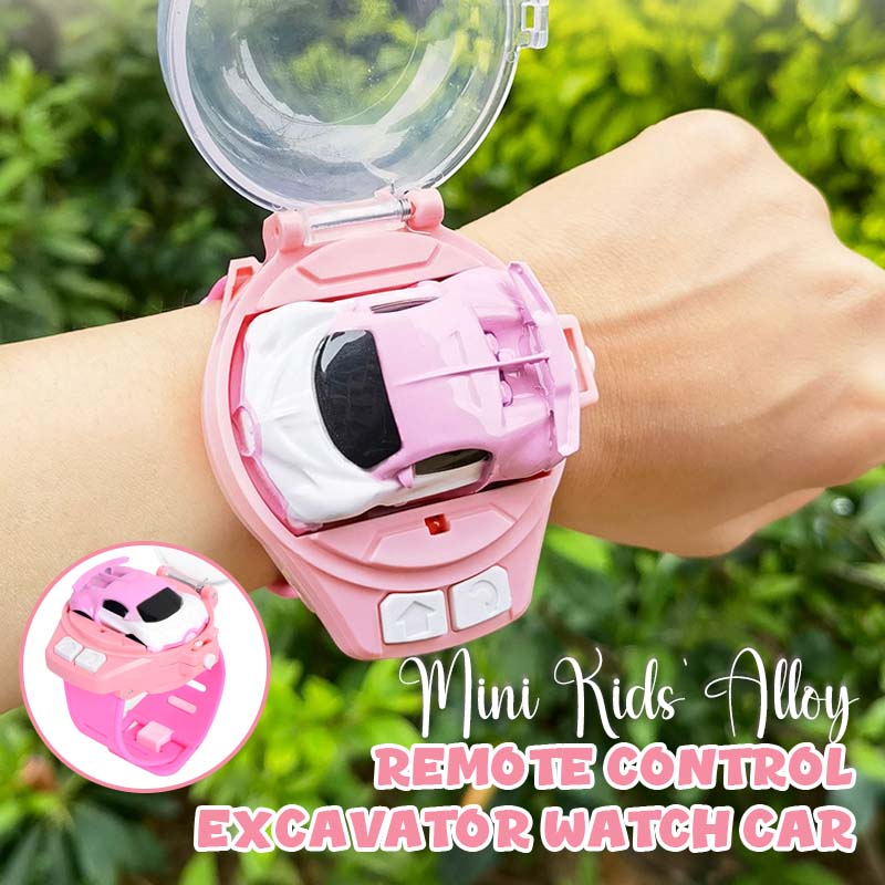 🚜Mini Alloy Excavator Watch Car for Kids ✨