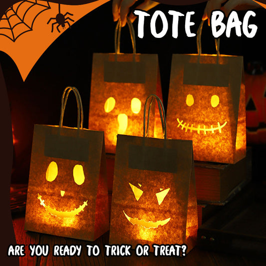 🎃「Nightlight Trick or Treat Bag」-- A bag that lights up Halloween, 🍭 candy and starlight in the same bag