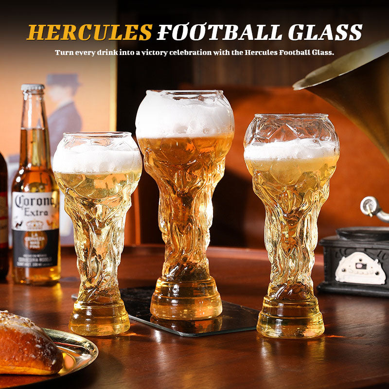 ⚽ Football Trophy Beer Glass 🏆